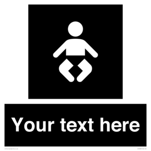 Custom information: black panel baby change